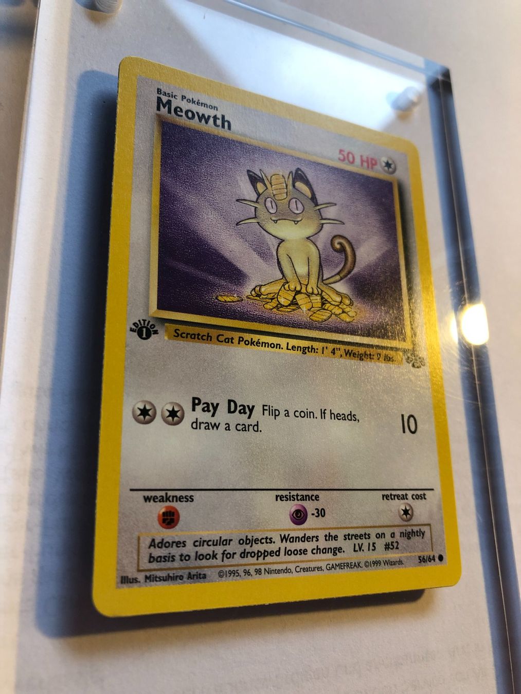 Sammelbilder & Trading cards: Meowth 1st Jungle - MINT - ab 1.- – Gebraucht aus Giubiasco von dan_pr8b 1