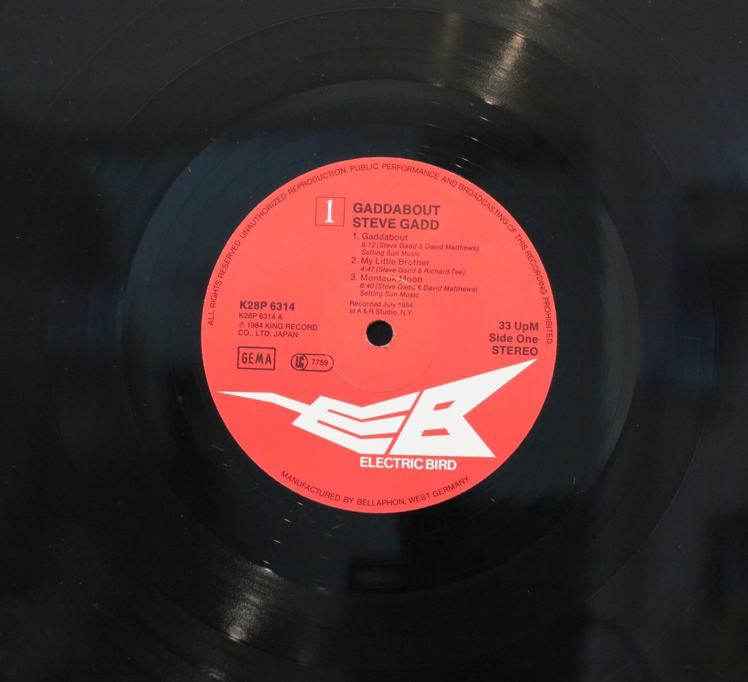 Dischi in vinile: Steve Gadd - Gaddoabout / LP – Usato da Zürich venduto da Naim60 2