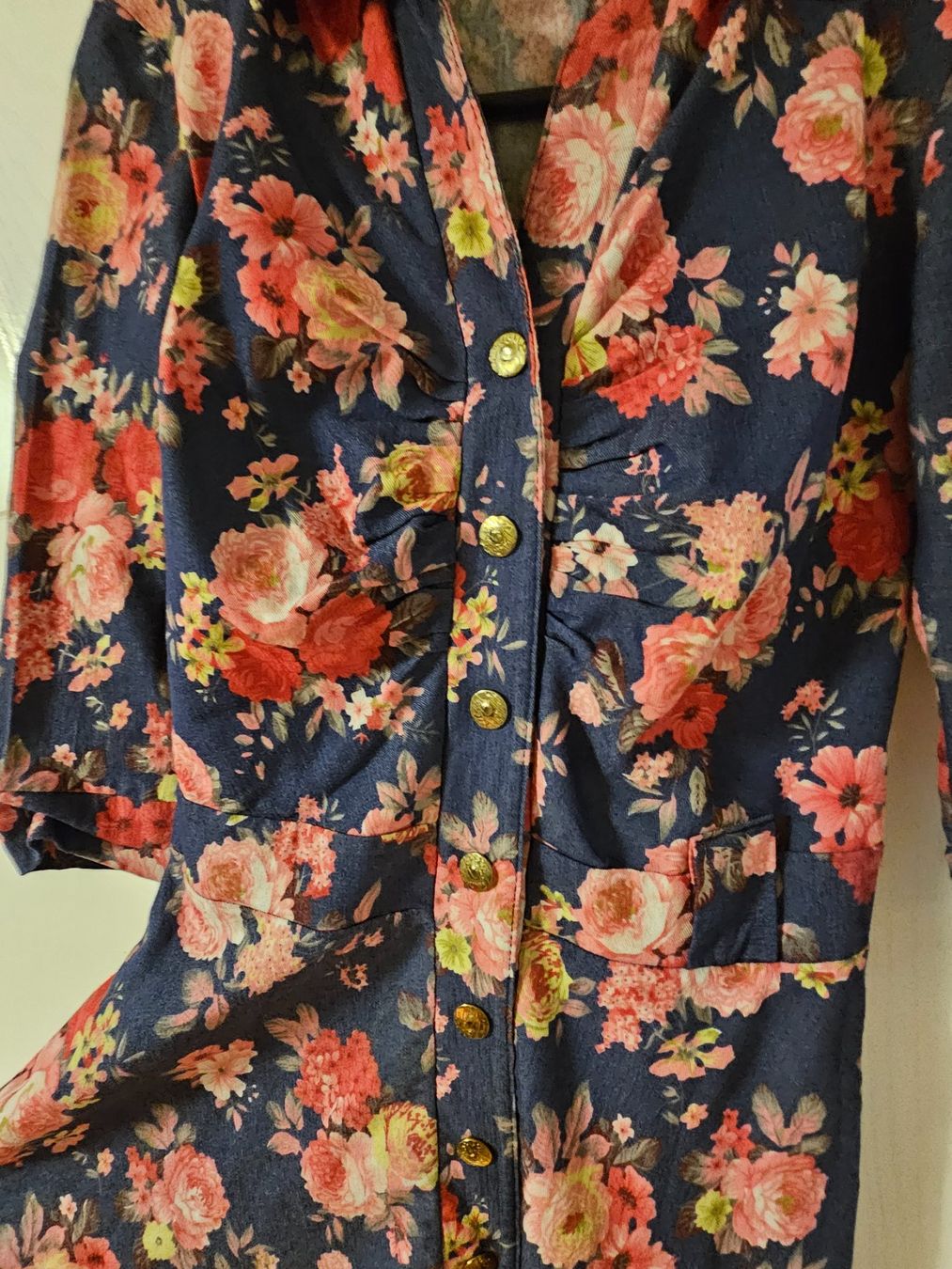 Vestiti: Baumwolle-Kleid mit Blumen – Usato da Kriessern venduto da Bugggyyy 3