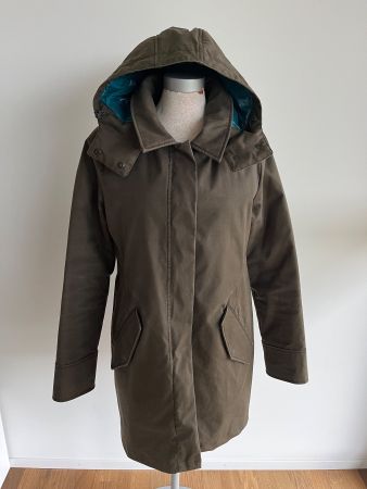DUVETICA Parka Kurzmantel echt Daunen olive, Gr. 38/ital. 44