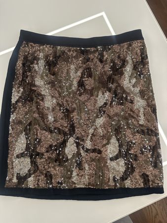 Marc Cain Rock mit Pailletten schwarz bunt Grösse N3