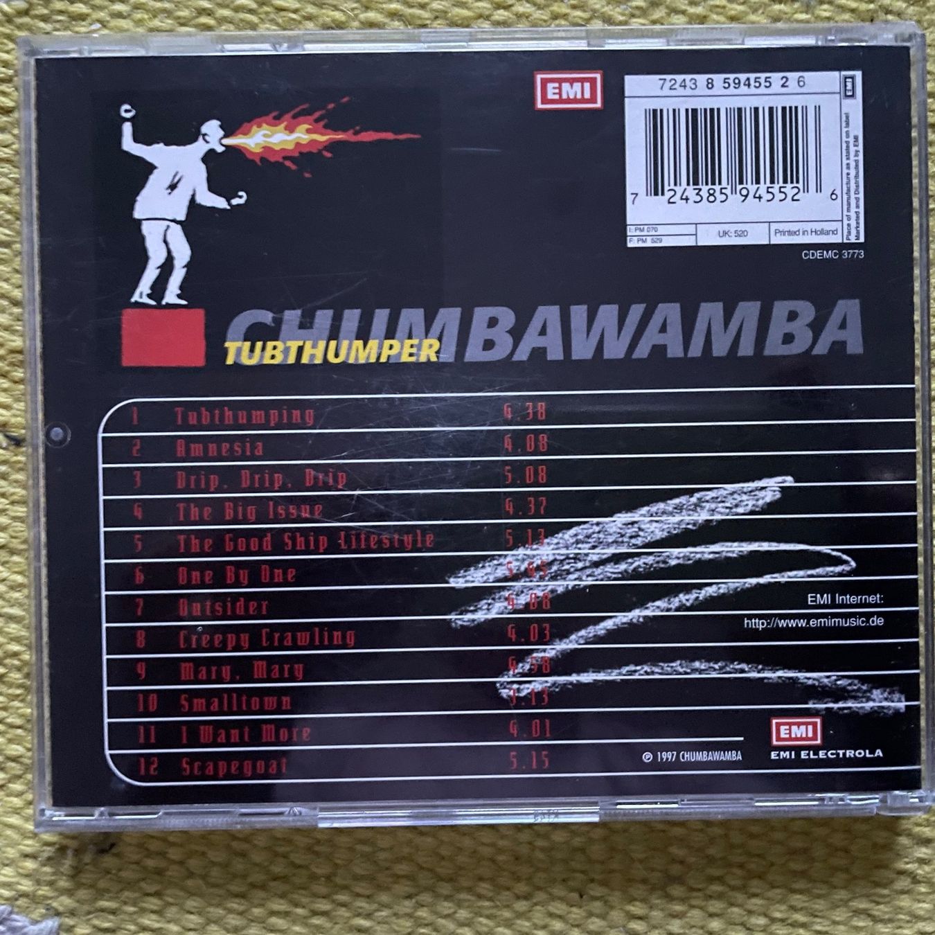 CDs: CHUMBAWAMBA-TUBTHUMPER – Gebraucht aus Rorschacherberg von CD-Roli 1