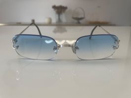 Lunettes Cartier Vintage Percés Platine C Décor