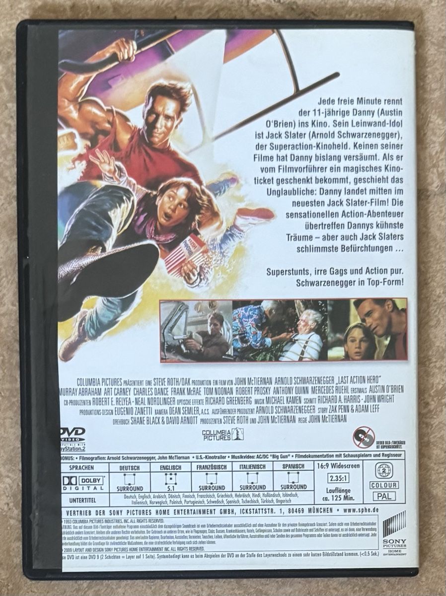 Tous les DVDs: SCHWARZENEGGER LAST ACTION HERO – Neuf (Voir description) à Dietikon par AndreaSch01 1
