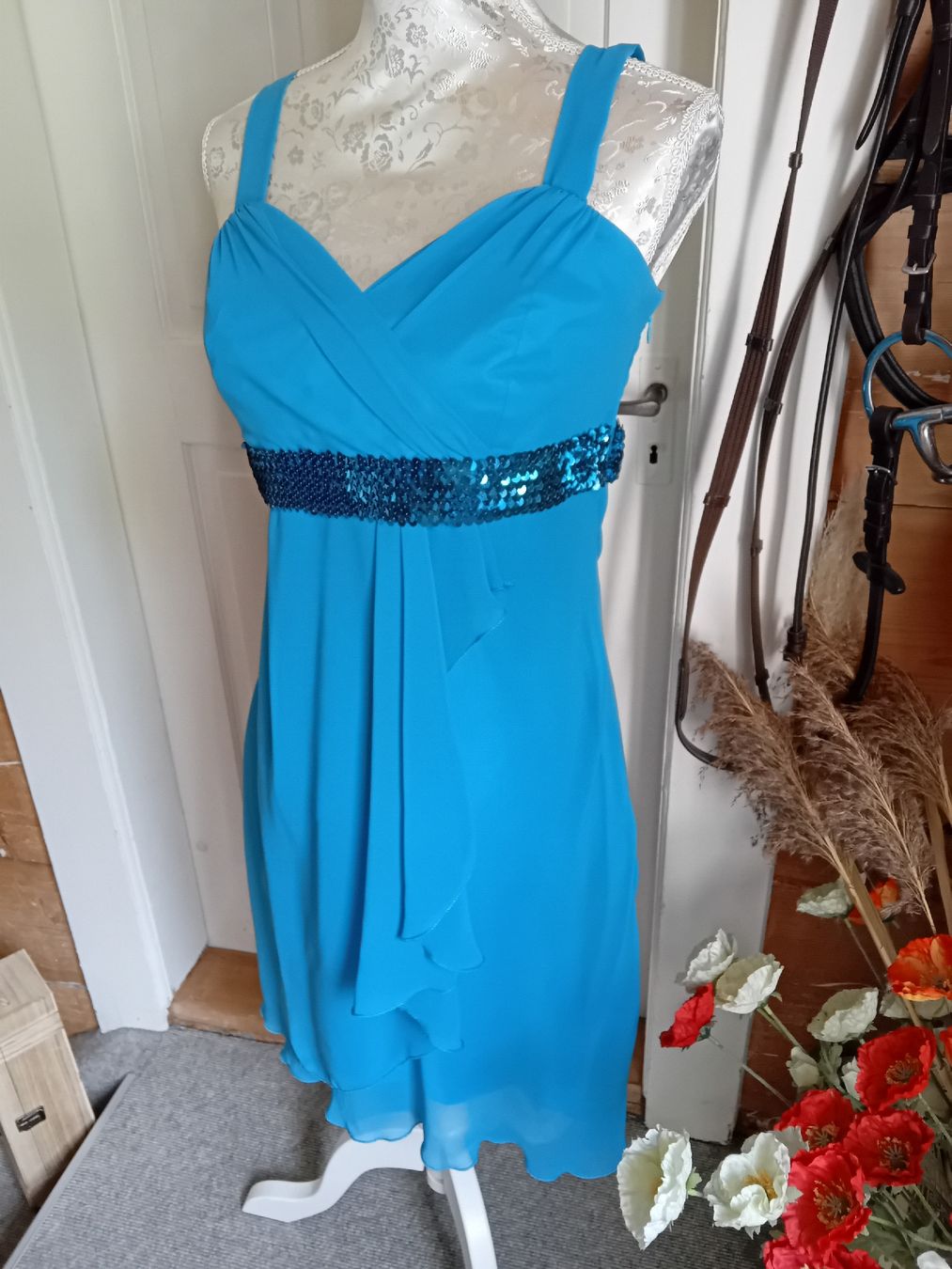 Vestiti: Coctail  Kleid hellblau, Grösse 36, Top Zustand! – Nuovo (secondo la descrizione) da Rüthi (Rheintal) venduto da titlis07 1