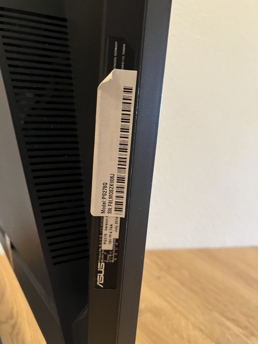 Monitor: ASUS ROG Swift PG278Q – Usato da Seewen SZ venduto da Rtotto 4