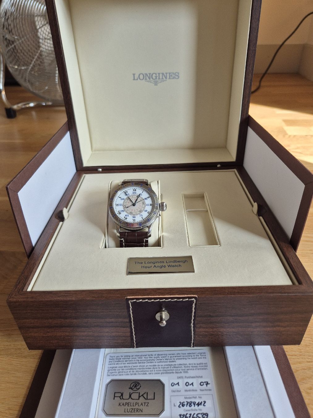 Longines Orologi: Longines Angle Hour Charles Lindbergh Nr. 498 – Nuovo (secondo la descrizione) da Zürich venduto da marcpatrickmueller