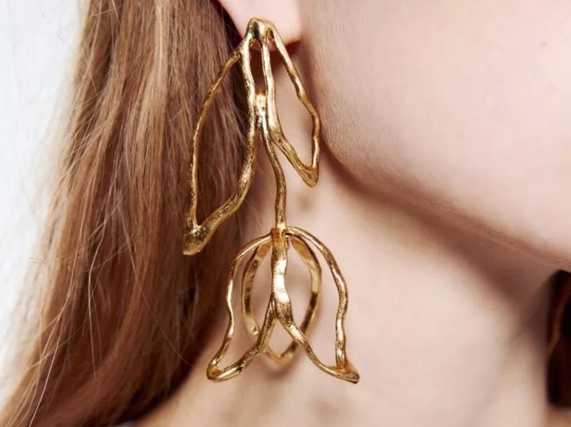 Ohrringe & -stecker: Ohrringe Blumen ( massiv) – Neu (gemäss Beschreibung) aus Gams von Mariawicca 2