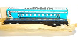 MÄRKLIN N°4089  1 KL PERSONEN WAGEN BLAU METAL