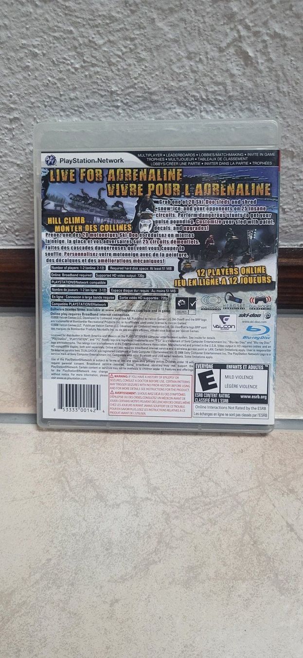 Sony Spiele: PS3 - Ski-doo Snowmobile Challange – Gebraucht aus Münsingen von Heroism2010 1