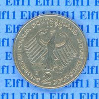 DEM___2.00 1970D Heuss ss-vz 2 Deutsche Mark
