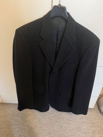 Schwarzer Herren Sakko von Classic Man Gr. 50