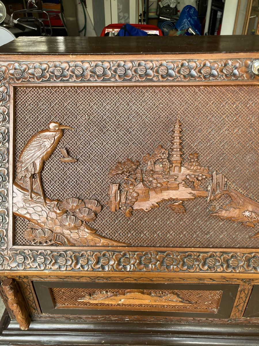 Schreibtische: Secrétaire  style chinois  – Gebraucht aus Peseux von effepi 3