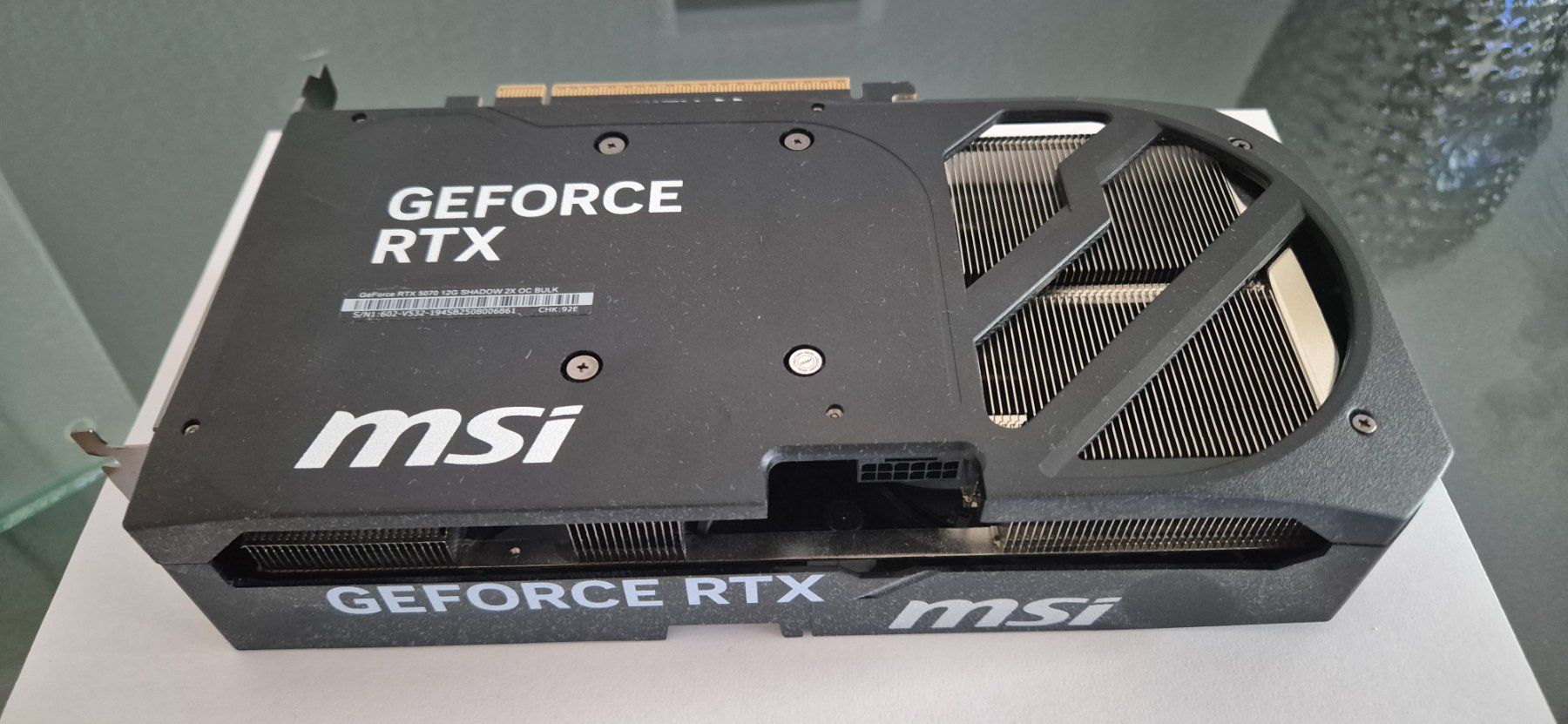 MSI Schede grafiche: MSI GeForce RTX 5070 12G Shadow 2X OC – Usato da Zürich venduto da rlbc71