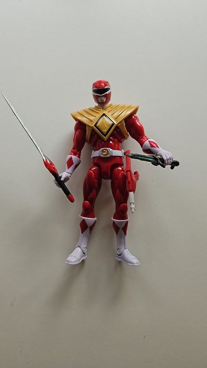 +RAR+ Power Rangers Mighty Morphin Dragon Shield Rot Action (Gebraucht ...