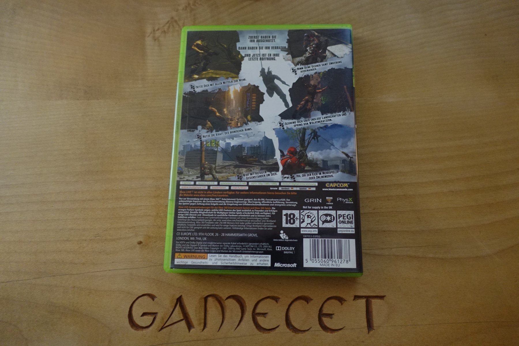 Microsoft Giochi: Bionic Commando – Usato da Steinach venduto da Gamecet 2
