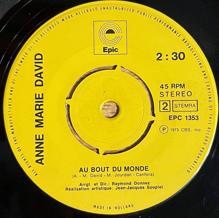 anne-marie-david-tu-te-reconnaitras-eurovision-1973-d-occasion