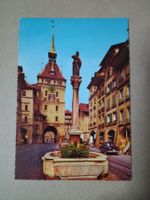 Ak Bern Käfigturm altes Auto Anna Seiler Brunnen