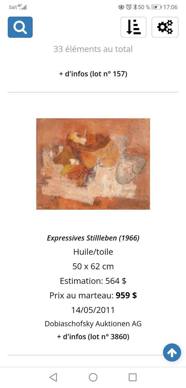 Gemälde: A. VOLPI HUILE SUR TOILE SIGNÉE – Gebraucht aus Genève von Qanil77 7