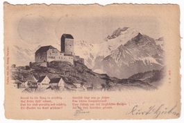 Schloss Sargans Ct. St. gallen  1903
