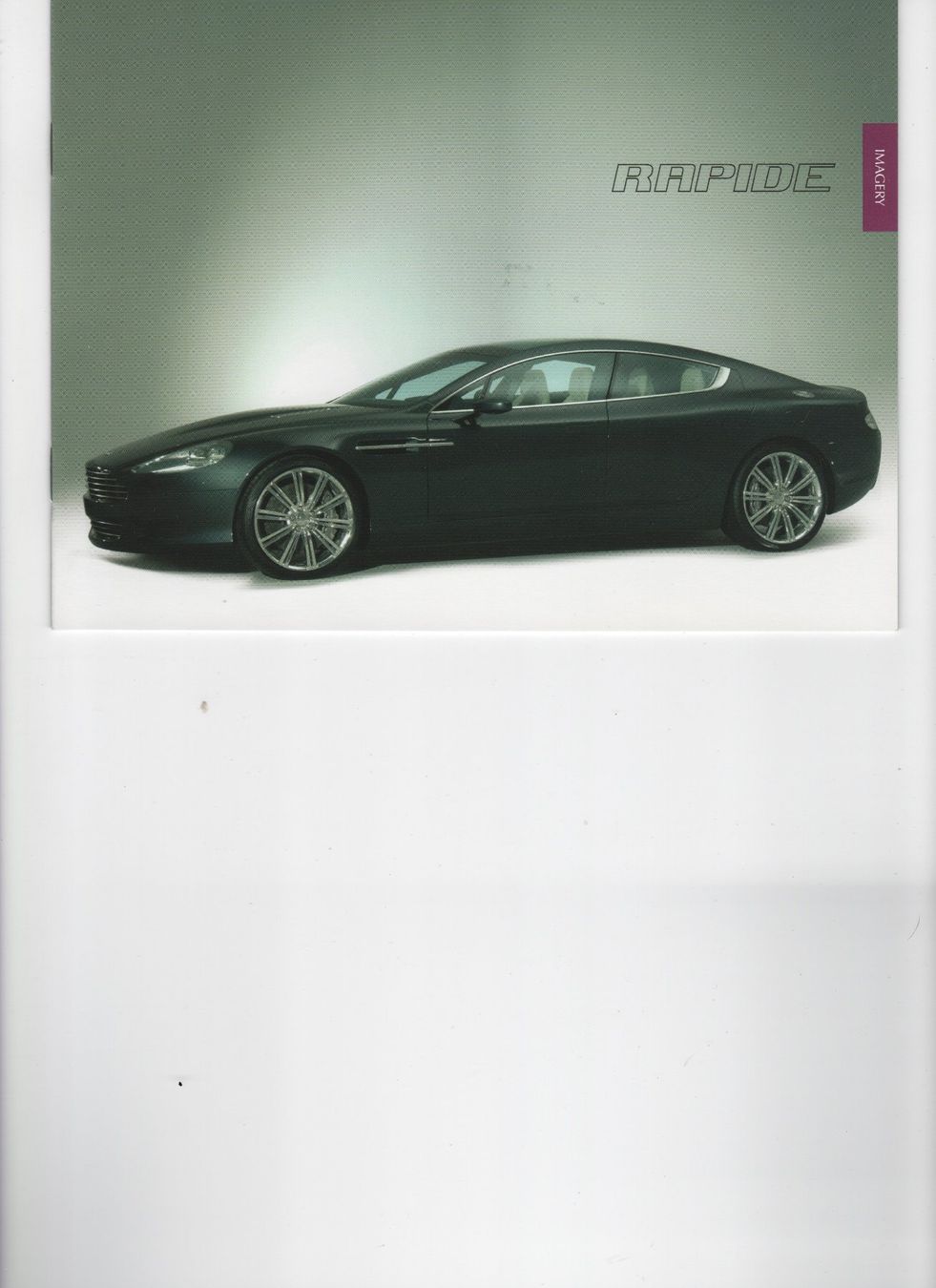 Aston Martin Documenti: Presseinformation Aston Martin Rapide – Usato da Corminboeuf venduto da corbay 2