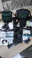 2 Réflex numérique Pro Konica Minolta + plusieurs objectifs