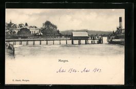 Morges, Partie an der Dampferanlegestell