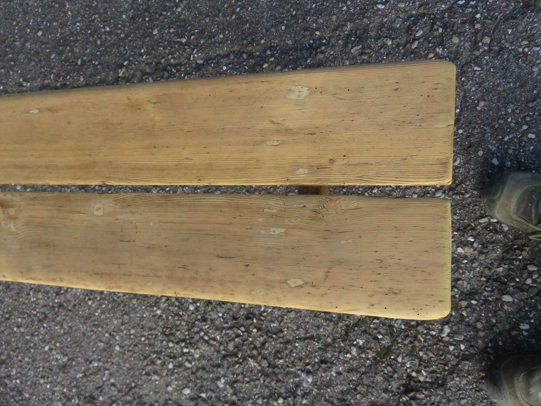 Bänke: antike Biedermeier-Tannenbank 200cm – Gebraucht aus Ruswil von Mfladibus 4