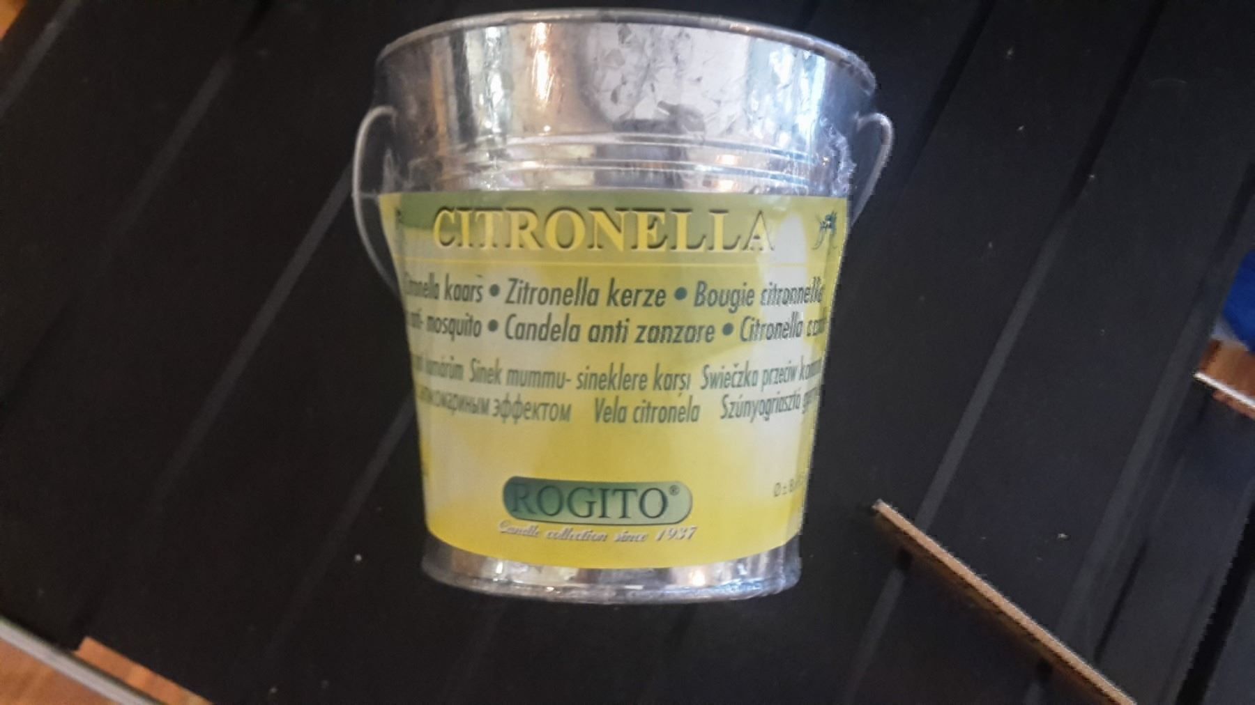 Candele: Citronella Eimer Brenndauer 22Std – Nuovo e nell'imballaggio originale da Schwarzenburg venduto da Flamingo07 2