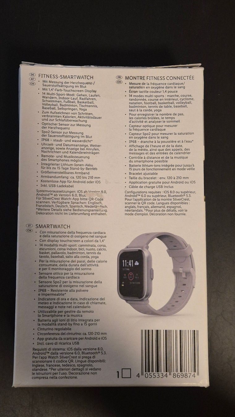 Smartwatch: Fitness Smartwatch – Neu (gemäss Beschreibung) aus Fehraltorf von Jowe23 3