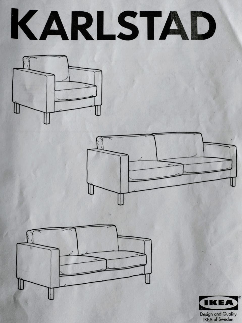 Divani: Weisses Ikea KARLSTAD 2er-Sofa – Usato da Oberdiessbach venduto da gerido 2