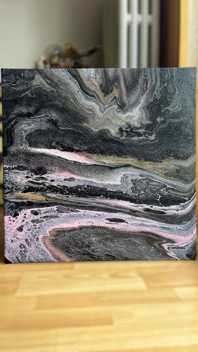 Dipinti: Abstraktes Acryl Bild "Stardust" 58x58cm – Nuovo (secondo la descrizione) da Hochdorf venduto da Jasminurschel
