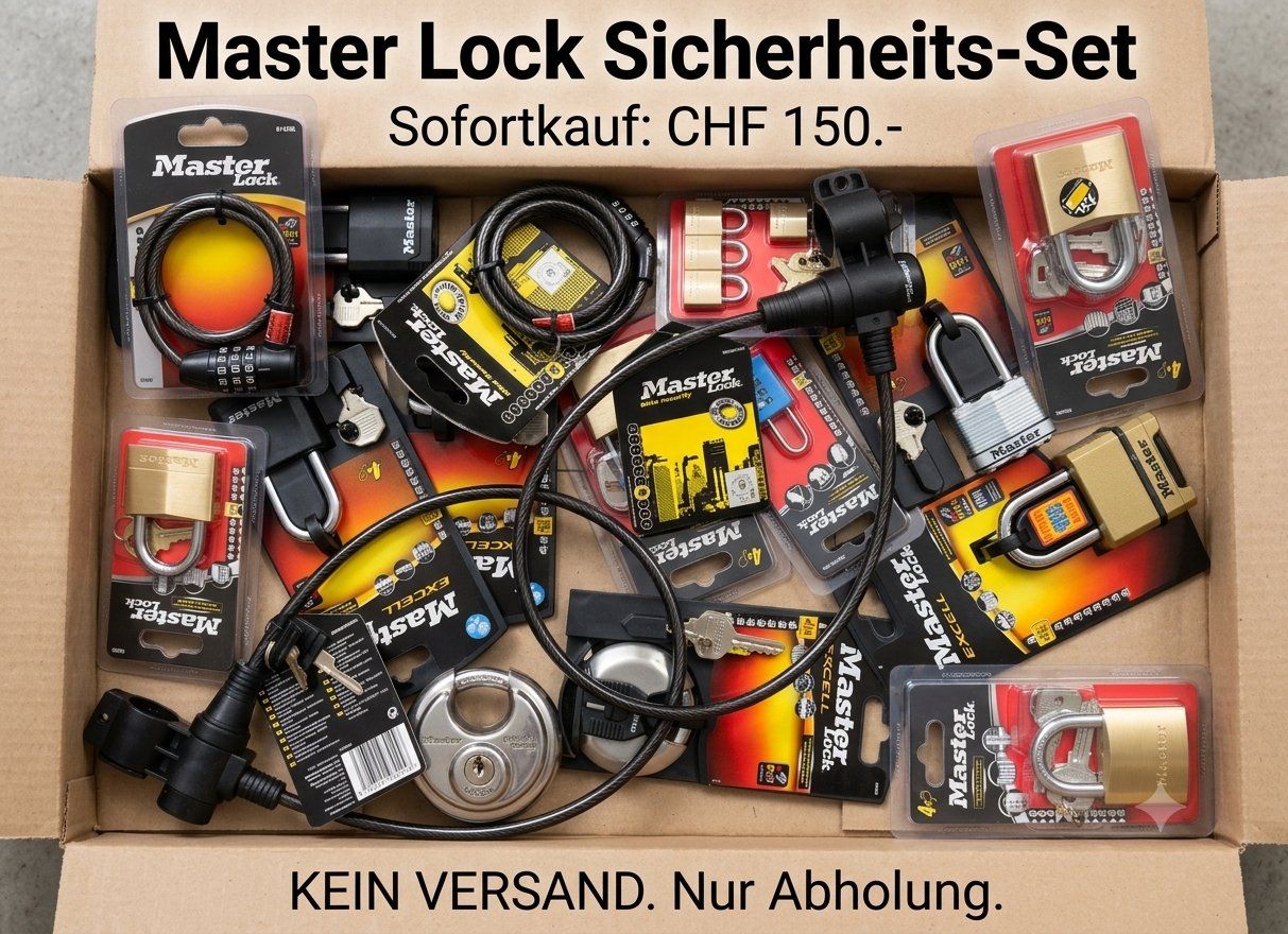 Lucchetti: Riesen-Posten Master Lock Vorhängeschlösser – NEU – Nuovo e nell'imballaggio originale da Ebmatingen venduto da cha_7g7p