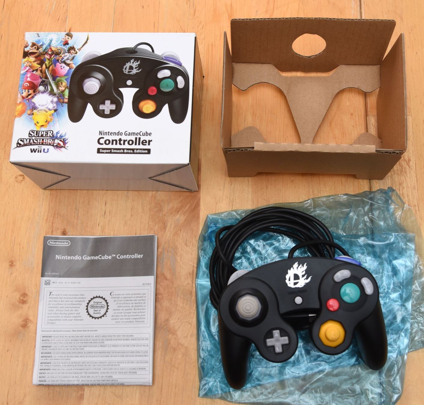 Controller: Super Smash Bros WiiU/Wii/GC Controller – Usato da Frenkendorf venduto da gelbeZinnie