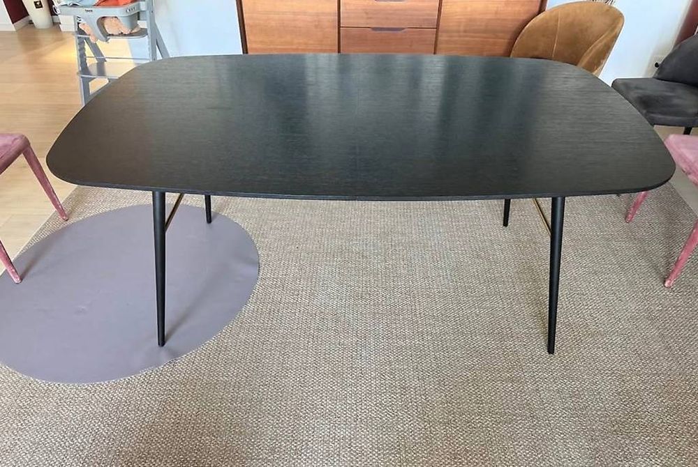 Table à manger extensible noire (Gebraucht) in Lausanne für CHF 400 ...