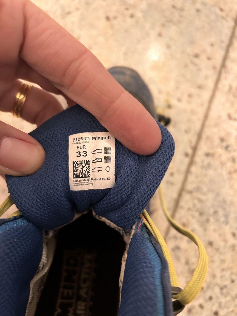 Meindl Scarpe da uomo: Meindl Wanderschuhe Grösse 33 – Usato da Oberurnen venduto da pno_2kqk 2