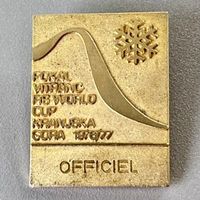 Badge coupe du monde de ski FIS Kranjska Gora 1976/77