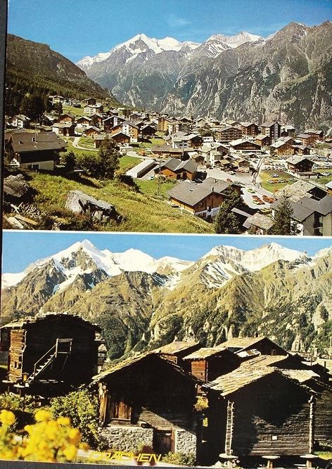 Cartoline postali: GRÄCHEN – Usato da Jona venduto da philajona