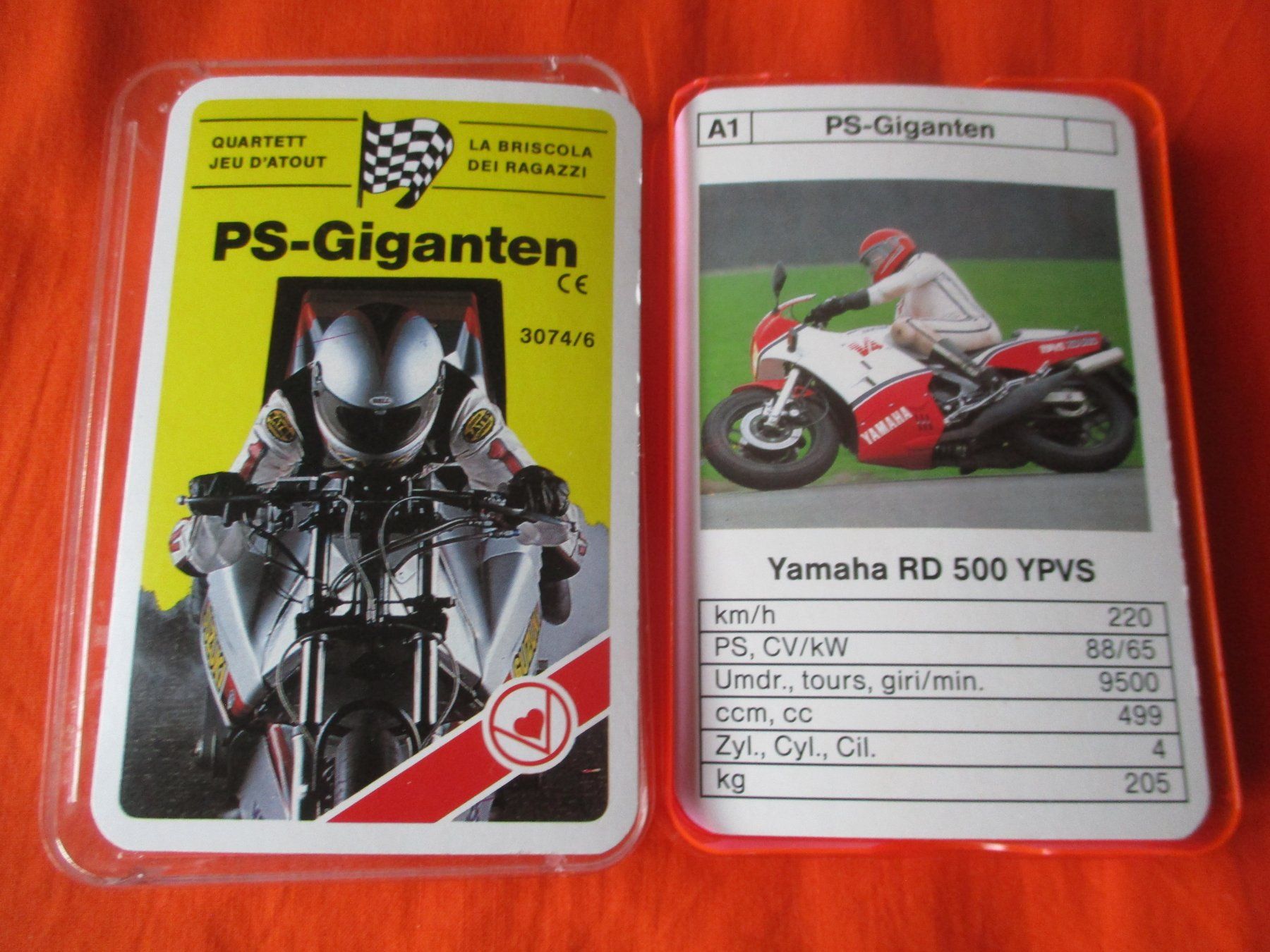 Giochi: Quartett 3074/6 PS Giganten – Usato da Birsfelden venduto da alles-muss-raus