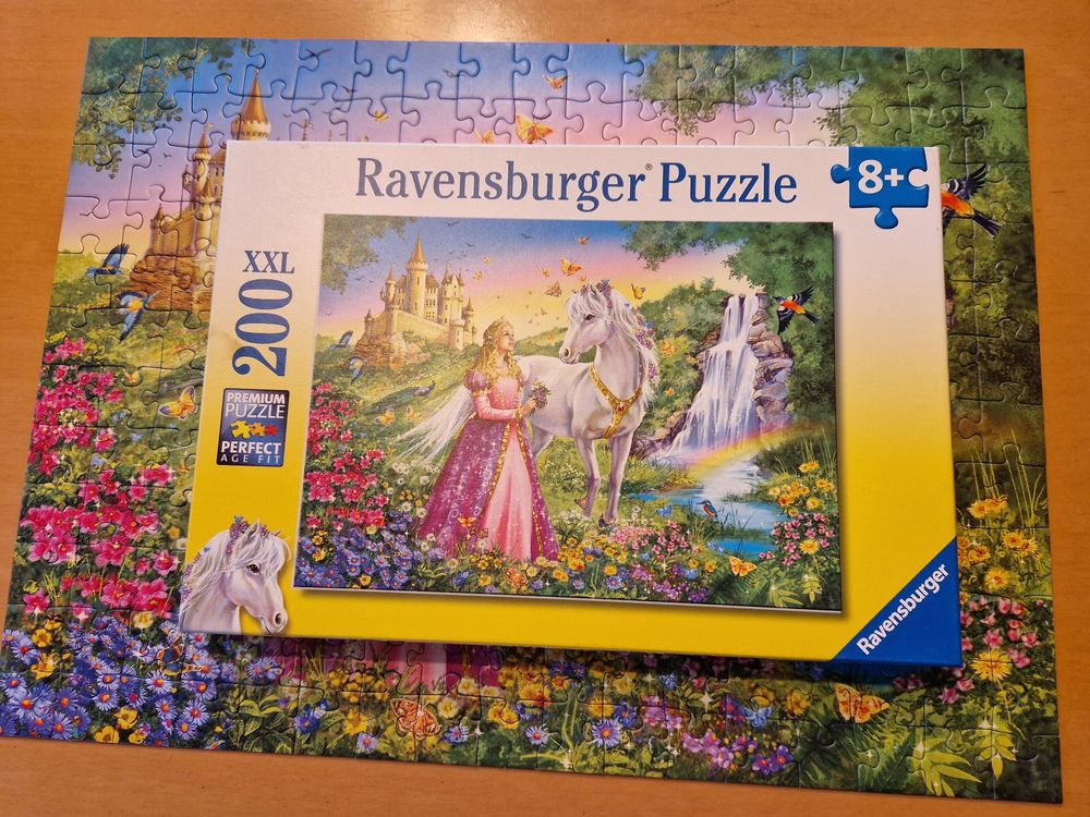 Ravensburger Erwachsenenpuzzle 200 Teile - Rose Motiv Entspannungspuzzle