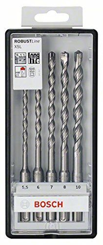 Bosch Tutti gli attrezzi: Bosch Hammerbohrer-Set SDS plus-7 Robust Line 5-teilig – Nuovo e nell'imballaggio originale da Koppigen venduto da Bracher_Mail-House