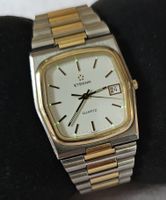 ETERNA Sapphire Swiss Made Vergoldet Elegante Armbanduhr