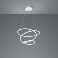 LED Pendelleuchte, Weiss, 4000K, 50 cm Ø