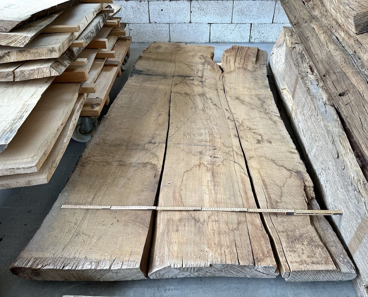 Articoli in legno: Eiche, Platte, Bohle, Eichenbohle, Baumscheibe, Esstisch – Nuovo (secondo la descrizione) da Meggen venduto da deanstreet