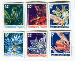 Briefmarken "Karneval". Trinidad und Tobago