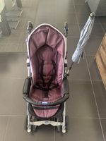 Poussette Chicco violette, parfait état, ombrelle fournie!