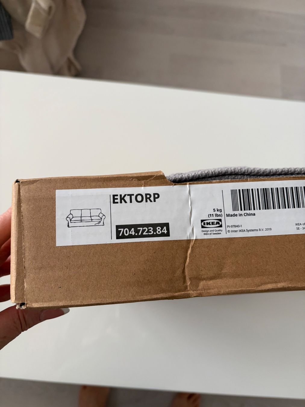 Divani: Housses Canapé IKEA Ektorp grises – Usato da Les Avanchets venduto da Michellinette