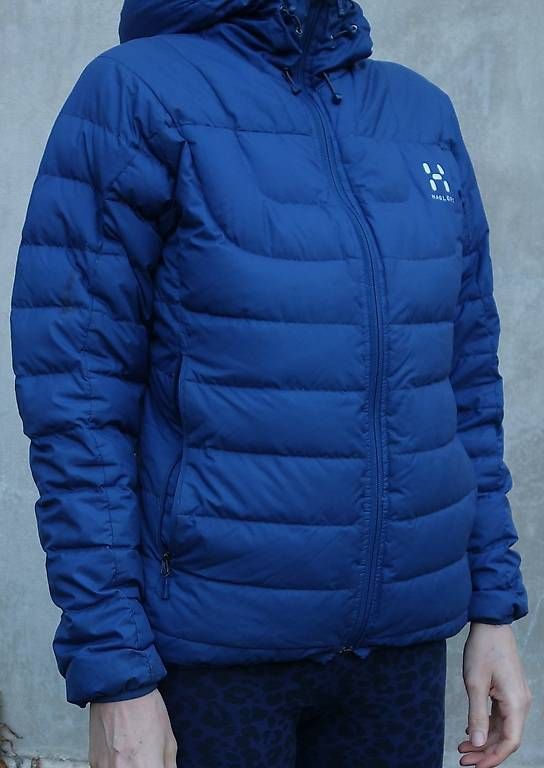 Haglöfs Jacken: Haglöfs Damen Daunenjacke L Blau/Neongelb – Gebraucht aus Biel/Bienne von marnur 1