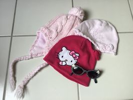 H&M Mützen 3 Set + Sonnenbrille