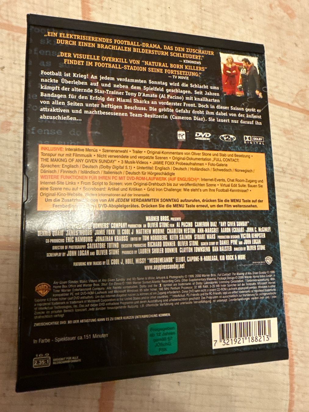 Tutti i DVDs: An jedem verdammten Sonntag – Usato da Schaffhausen venduto da D-MAC 1